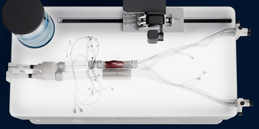 NAVIS Lab endovascular simulator with digital fluoroscopy simulation